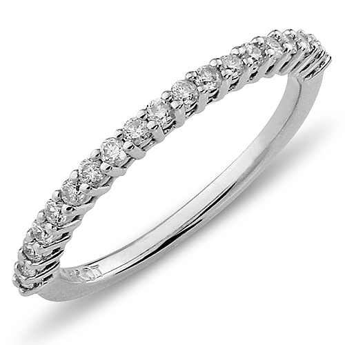 0.50ctw 14K White Gold Prong Set Diamond Ring