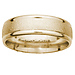 6mm 14k Yellow Gold Wire Brush Comfort Fit Band thumb 0