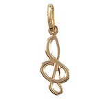 Treble Clef Charm