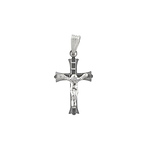 White Gold Crucifix