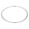 3mm Domed Omega Necklace