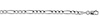 3.7mm 18k Figaro Bracelet