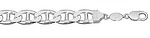 13mm Silver Mariner Bracelet