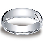 6mm Plain Palladium Wedding Band