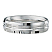 6mm 14K White Gold Designer Band thumb 0