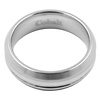 7mm Polished Cobalt Designer Wedding Band thumb 1