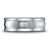 Cobaltchrome 8mm Comfort-Fit Satin-Finished Round Edge Design Ring thumb 1