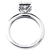 14K White Gold Princess Bridal Engagement Ring thumb 3
